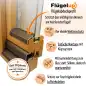 Preview: Flügelup Nachrüstung zum Schutz von Holzfenster
