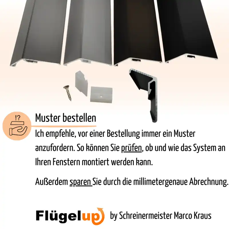 Flügelabdeckprofil SL Muster