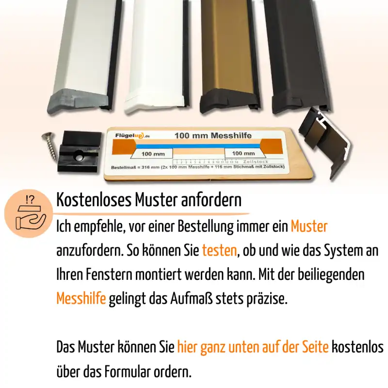 Kostenloses Muster bestellen Kostenloses Muster bestellen