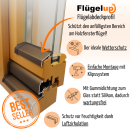 Flügelabdeckprofil für Holzfenster Fixmaß